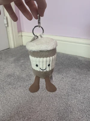 Amuseables Coffee-To-Go Bag Charm Jellycat photo