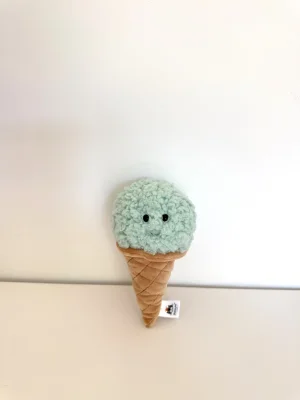 A photo of Irresistible Ice Cream Mint Jellycat taken by jellyaddict