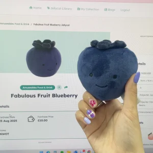 Fabulous Fruit Blueberry Jellycat photo uploaded by Tiff