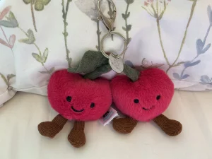 Amuseables Cherries Bag Charm Jellycat photo