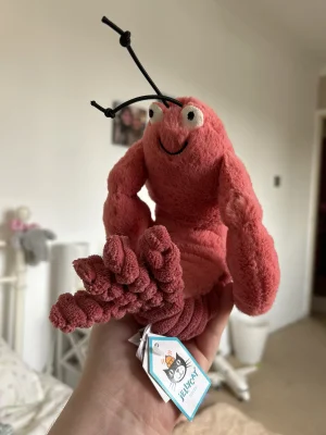 A photo of Larry Lobster Jellycat taken by Leah_Sykess