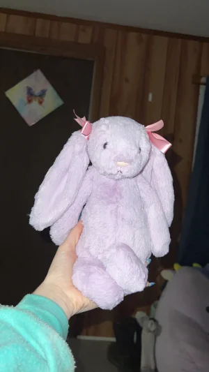 Bashful Lilac Bunny Jellycat photo uploaded by mayasjellycats133