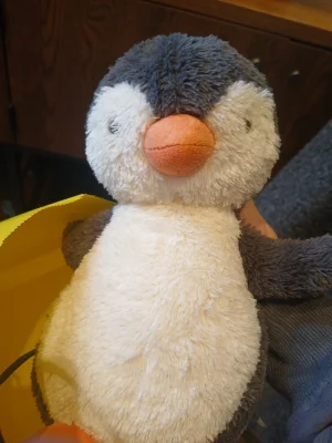 Peanut Penguin - Medium Jellycat photo
