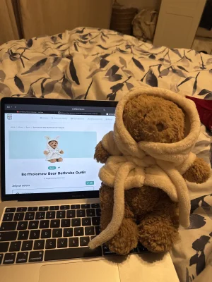 Bartholomew Bear Bathrobe Outfit Jellycat photo