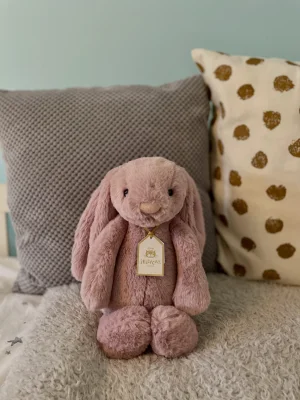 Bashful Luxe Bunny Rosa Jellycat photo