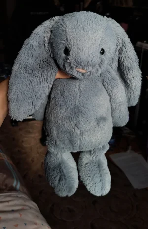 Bashful Dusky Blue Bunny - Medium Jellycat photo