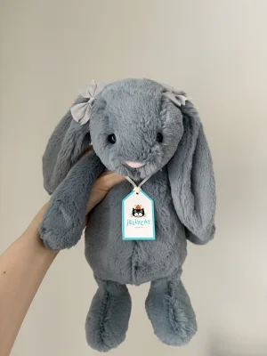 Bashful Dusky Blue Bunny - Medium Jellycat photo