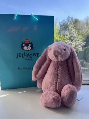 Bashful Tulip Pink Bunny - Medium Jellycat photo uploaded by jellykitten