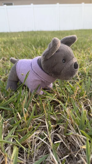 Sweater French Bulldog Purple Jellycat photo