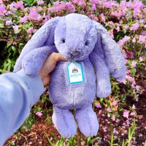  bashful viola bunny ビオラバニー　紫うさぎ AUTHENTIC Jellycat Bashful Viola Bunny- NWT- FAST SHIP | eBay