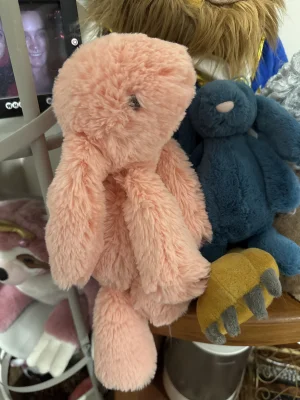 A photo of Smudge Apricot Rabbit Jellycat taken by Barks44